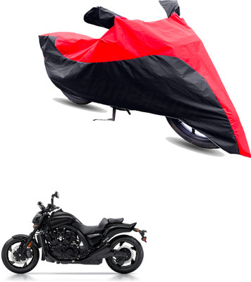 Motodreka Two Wheeler Cover for Yamaha(VMAX, Red, Black)
