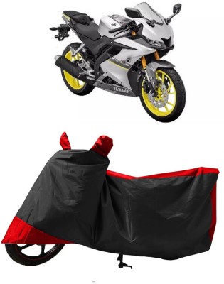 GROFATIK Two Wheeler Cover for Yamaha(R15 V3, Red)