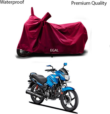 EGAL Waterproof Two Wheeler Cover for Hero(Glamour Programmed FI, Maroon)