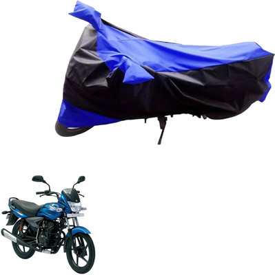 Mdstar Waterproof Two Wheeler Cover for Bajaj(Sunny, Black, Blue)