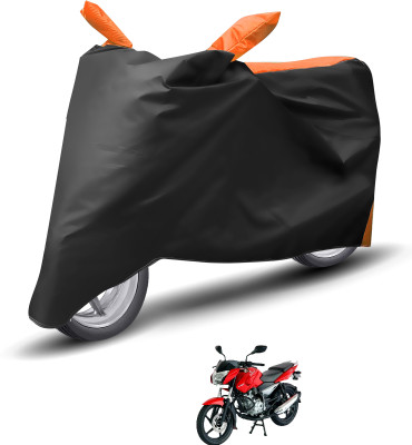 Caronix Waterproof Two Wheeler Cover for Bajaj(Pulsar 135, Orange)