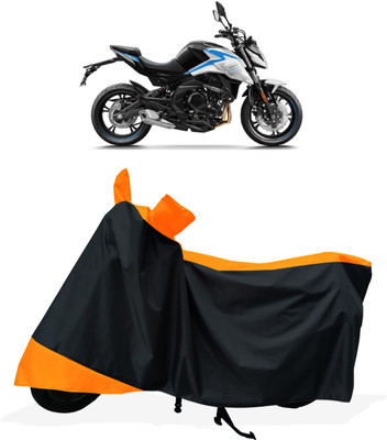 Tricway Two Wheeler Cover for CFMoto(400NK BS6, Orange)