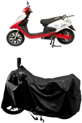 AutoKick Two Wheeler Cover for Ampere(V 48, Black)