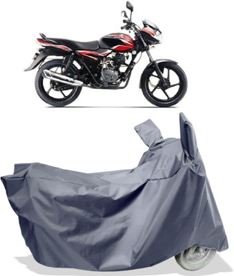 Amexride Two Wheeler Cover for Bajaj(Discover 100 DTS-i, Grey)