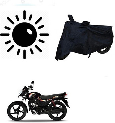 MMSSTAR Waterproof Two Wheeler Cover for Mahindra(Pantero, Black)
