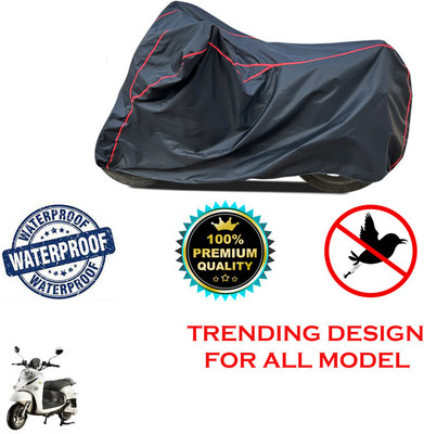 THE REAL ARV Waterproof Two Wheeler Cover for Evolet(Polo, Black)