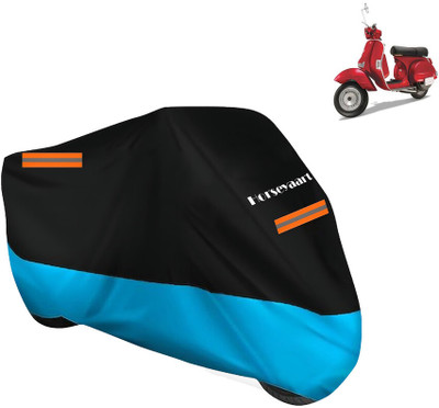 Horseyaart Waterproof Two Wheeler Cover for LML(Star Euro 200, Blue)
