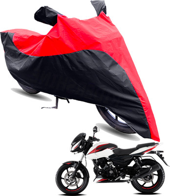 FurniGully Two Wheeler Cover for Bajaj(Pulsar 180NS BS6, Red, Black)