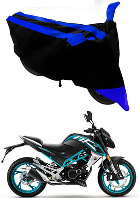 Mdstar Waterproof Two Wheeler Cover for CFMoto(150NK, Blue, Black)