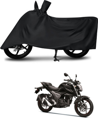 DeepShakshi AUTOMOTIVE Waterproof Two Wheeler Cover for Suzuki(Gixxer, Black)