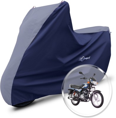 Neodrift Two Wheeler Cover for Bajaj(CT100, Grey, Blue)