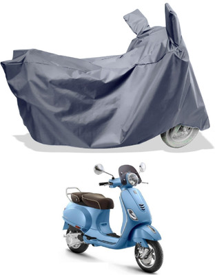 Amexride Two Wheeler Cover for Vespa(Elegante 150 BS6, Grey)