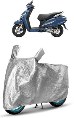 J S R Waterproof Two Wheeler Cover for Honda(Activa 125, Silver)