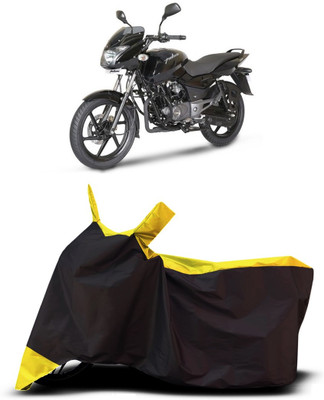 VESMEI Two Wheeler Cover for Bajaj(Pulsar 150 DTS-i, Yellow)