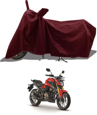 RAQTRO Two Wheeler Cover for Honda(Maroon)