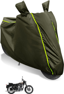 MOCKHE Waterproof Two Wheeler Cover for Royal Enfield(Bullet 350, Multicolor)