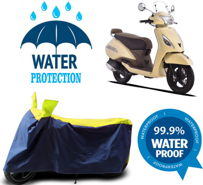 RTS COLLECTIONS Waterproof Two Wheeler Cover for TVS(Jupiter Grande BS6, Multicolor)