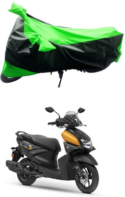 Mdstar Waterproof Two Wheeler Cover for Yamaha(RayZR 125, Green, Black)