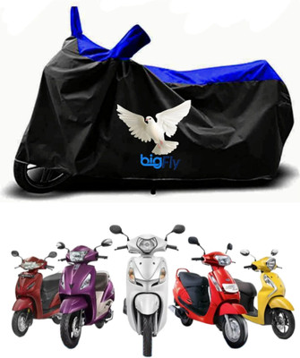 BigFly Two Wheeler Cover for Honda(Activa 125, Blue)