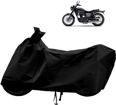Horseyaart Waterproof Two Wheeler Cover for Kawasaki(W800, Black)