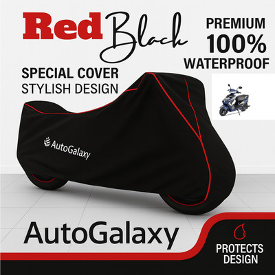 AutoGalaxy Waterproof Two Wheeler Cover for TVS(Black)