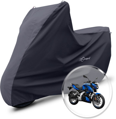 Neodrift Two Wheeler Cover for Bajaj(Pulsar N160, Grey, Black)