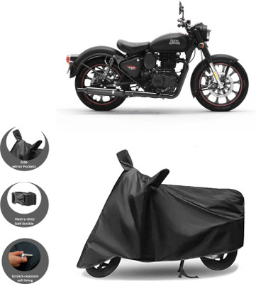 WMIZEXA Waterproof Two Wheeler Cover for Universal For Bike(Black)