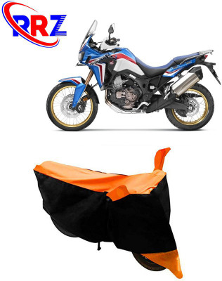 RRZ Waterproof Two Wheeler Cover for Honda(Africa Twin, Black, Orange)