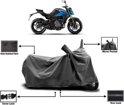 Amexride Two Wheeler Cover for CFMoto(400NK, Grey)