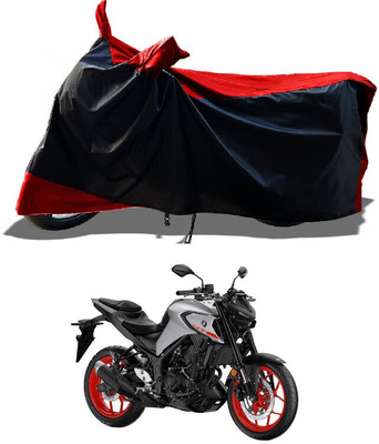 DeepShakshi AUTOMOTIVE Waterproof Two Wheeler Cover for Yamaha(MT 03, Red)
