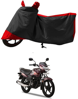 GROFATIK Two Wheeler Cover for TVS(Sport ES BS6, Red)