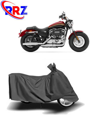 RRZ Waterproof Two Wheeler Cover for Harley Davidson(1200 Custom, Grey)