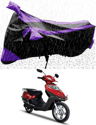 MWBB Waterproof Two Wheeler Cover for Hero(Electric Flash, Black)
