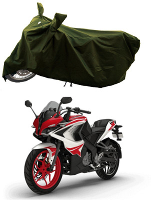 GROFATIK Two Wheeler Cover for Bajaj(Pulsar RS200 BS6, Green)