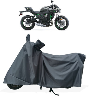 Tricway Two Wheeler Cover for Kawasaki(Z650, Grey)