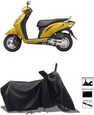 KPM TRADERS Waterproof Two Wheeler Cover for Honda(Activa i, Black)