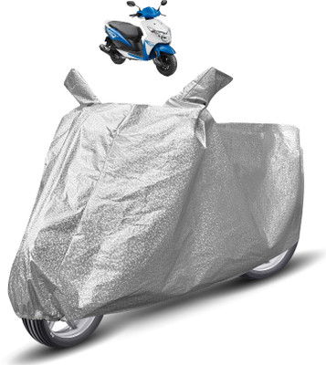 Auto Hub Waterproof Two Wheeler Cover for Honda(Dio, Silver)