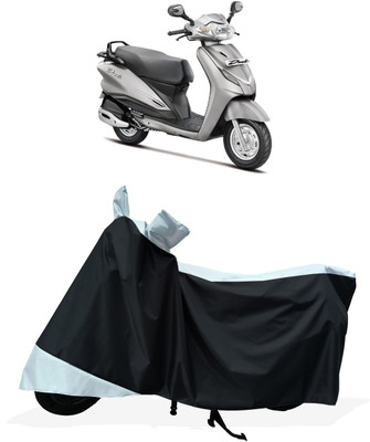 Tricway Two Wheeler Cover for Hero(Duet VX 110CC, White)