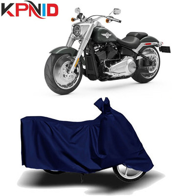 KPNID Waterproof Two Wheeler Cover for Harley Davidson(Fat Boy, Blue)
