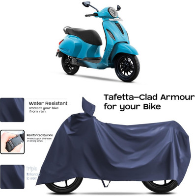 WMIZEXA Two Wheeler Cover for Universal For Bike(New Chetak, Blue)