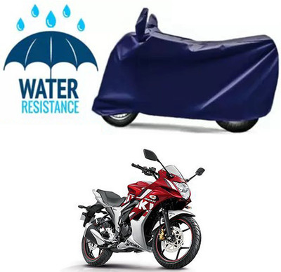 Furious3D Two Wheeler Cover for Suzuki(Gixxer SF, Blue)