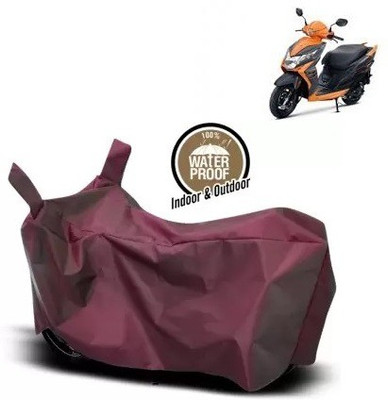 OliverX Waterproof Two Wheeler Cover for Honda(Dio, Maroon)