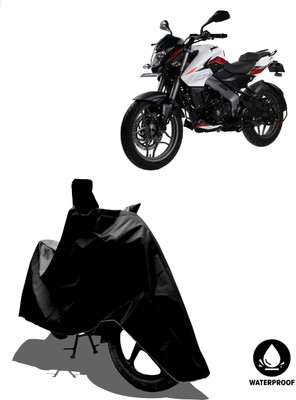 Amexride Waterproof Two Wheeler Cover for Bajaj(Pulsar 160 NS DTS-i, Black)