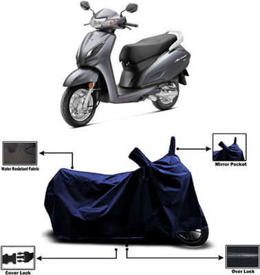 AASHTIK MART Two Wheeler Cover for Honda(Activa, Blue)