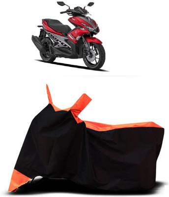 VESMEI Two Wheeler Cover for Yamaha(Aerox 155 Maxi BS6, Orange)