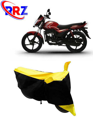 RRZ Waterproof Two Wheeler Cover for Mahindra(Mojo UT 300, Black, Yellow)