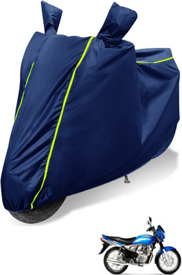 MOCKHE Waterproof Two Wheeler Cover for Bajaj(XCD 125cc, Blue)