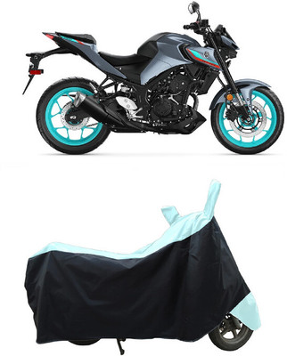 Coxtor Waterproof Two Wheeler Cover for Yamaha(MT-03, White)