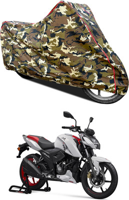 GOSHIV-car and bike accessories Waterproof Two Wheeler Cover for TVS(Apache RTR 160, Yellow)