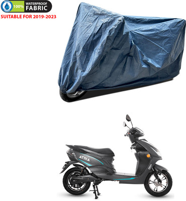 PAGORA Waterproof Two Wheeler Cover for Hero(Electric Atria, Blue)